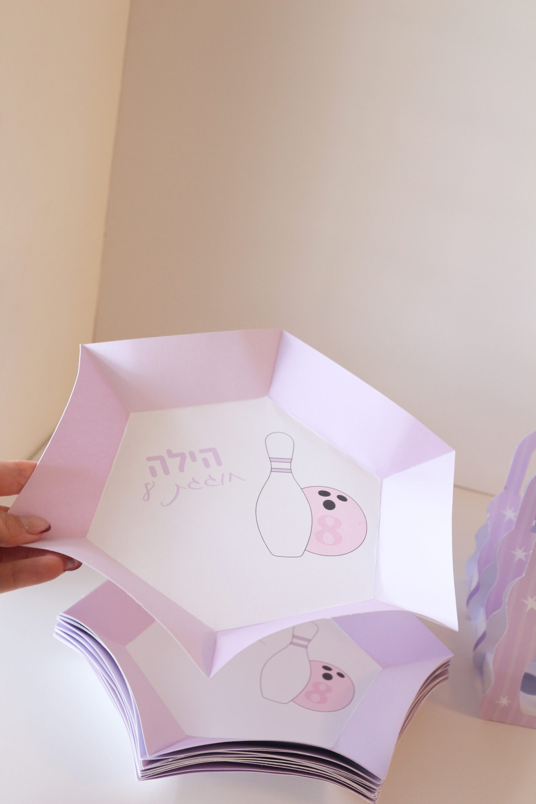פריסת צלחת משושה
